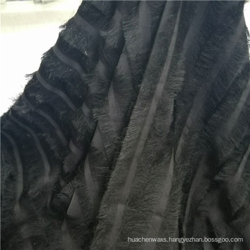 woven jacquard fringe clothing fabric